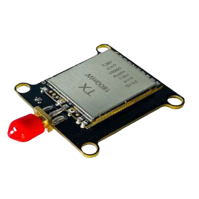 Trasmettitore video wireless per drone FPV da 1.2 GHz, 1.2G, 1.6W di potenza RF VTX, 8 canali