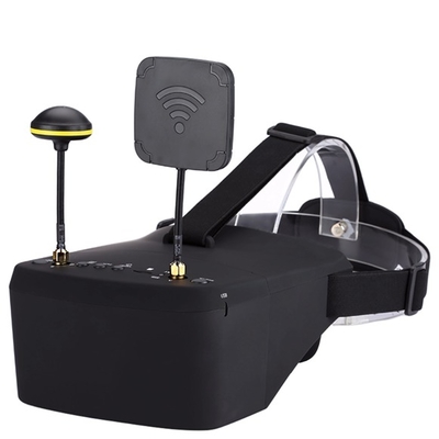Occhiali FPV 5.8G 40CH 5 pollici in plastica DVR Video Professionali Accessori per droni