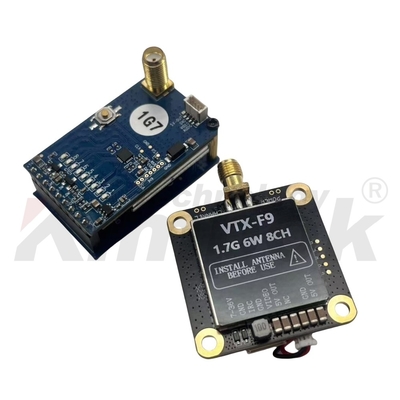 1.7G 6W Trasmettitore e ricevitore video wireless 8CH Supporto IRC Tramp 1.7G VTX VRX