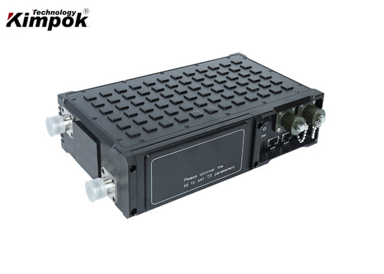 Trasmettitore senza fili del IP di Manpack COFDM militare per i dati video RS232 RS485