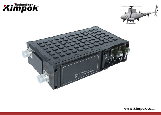ricevitore del trasmettitore di 80-100km LOS 5W Digital, crittografia del fuco AES di programmazione dei dati