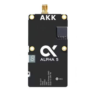 AKK Alpha5 VTX 5.8G 80CH 1w/2w/3w/4w Potenza commutabile Smart Audio Trasmissione a lunghissima portata