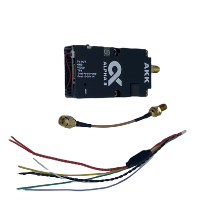 AKK 8W VTX Alpha8 Trasmettitore video wireless 80CH 5.8G 8W 5W 3W 1W Potenza di supporto Smart Audio