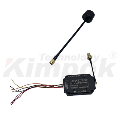3.3G 3.5W FPV UAV Video Transmitter 3.3Ghz VTX con IRC 24CH 25mW/2000mW/3500mW FPV VTX Modulo