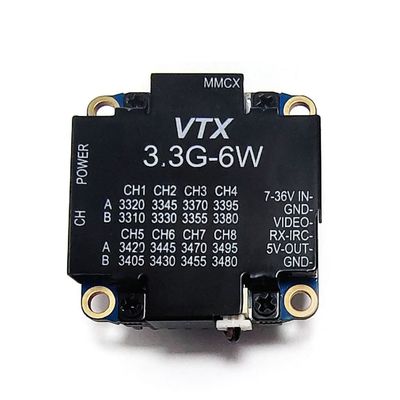 Trasmettitore Audio Video Wireless 3.3Ghz 6W 3.3G UAV FPV VTX Trasmissione Video per Drone RC