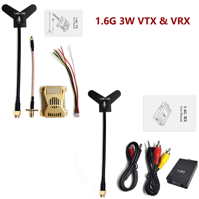 Trasmettitore video analogico di potenza 3W per frequenza 1450MHz-1825MHz 1.6G VTX 16CH