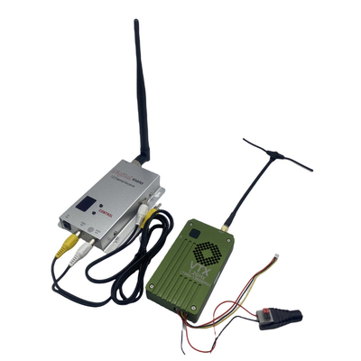 1.2Ghz 8W Drone Video Transmitter Receiver 1.2G FPV VTX VRX Trasmissione a lungo raggio