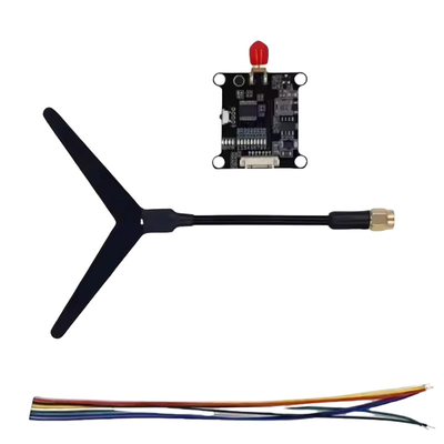 Trasmettitore video wireless per drone FPV da 1.2 GHz, 1.2G, 1.6W di potenza RF VTX, 8 canali