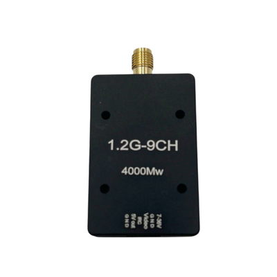 1.2Ghz 4W UAV Video Transmitter FM Modulazione 9 canali VTX Trasmissione stabile wireless