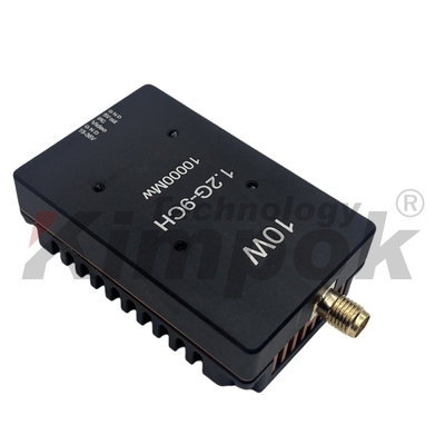 40 km a lungo raggio senza fili VTX 1.2Ghz 10W UAV Video Trasmettitore FPV VTX Video Link 9CH