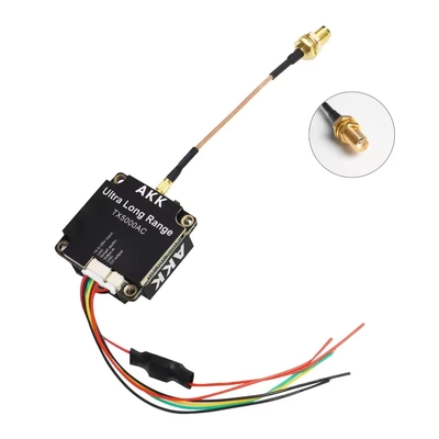 Trasmettitore video UAV AKK 5W FPV VTX 96CH Trasmettitore video supporto Smart Audio Video Link