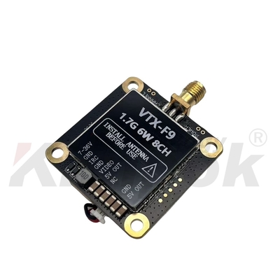 Trasmettitore video wireless 1.7G VTX 1.9G VTX 6W Trasmissione immagini a lunga distanza 20km