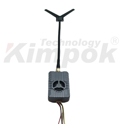 Trasmettitore video wireless UAV VTX da 1,7 GHz Supporto IRC Tramp Video Link 4W Potenza RF VTX