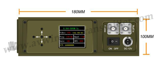 Crittografia pungente del trasmettitore AES 265 militari della radio della lunga autonomia di Digital del grado video