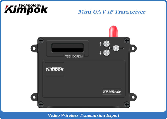 Kimpok 2,4 interfaccia senza fili del video trasmettitore 100-1000mW RS422 del gigahertz