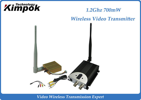 Trasmettitore analogico 8CHs 700mW 1.2Ghz 1400m di Kimpok il video trasmette la distanza