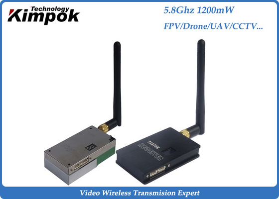 1200mW video trasmettitore analogico 5.8Ghz, trasmettitore senza fili del CCTV di HDMI video